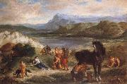 Ferdinand Victor Eugene Delacroix Ovid among the Scythians china oil painting reproduction